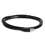 Picture of 5PK 6ft HP® Q6264A Compatible USB 2.0 (A) Male to USB 2.0 (B) Male Black Cables