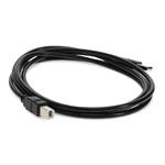 Picture of 6ft HP® Q6264A Compatible USB 2.0 (A) Male to USB 2.0 (B) Male Black Cable