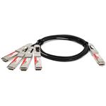 Picture of Cisco® QDD-4QSFP28-400-CU1M Compatible TAA 200GBase-CU QSFP-DD to 4xQSFP28 Direct Attach Cable (Passive Twinax, 1m)