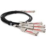 Picture of Cisco® QDD-4QSFP28-400-CU2M Compatible TAA 200GBase-CU QSFP-DD to 4xQSFP28 Direct Attach Cable (Passive Twinax, 2m)