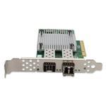Picture of QLogic® QLE3442-SR-CK Compatible 10Gbs Dual Open SFP+ Port 300m MMF PCIe 3.0 x8 Network Interface Card w/2 10GBase-SR SFP+ Transceivers