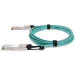 Picture of MSA and TAA Compliant 40GBase-AOC QSFP+ to QSFP+ Active Optical Cable (850nm, MMF, 2m)