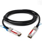 Picture of MSA and TAA Compliant 56GBase-CU QSFP+ to QSFP+ Direct Attach Cable (Passive Twinax, 1m)