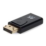 Picture of HP® QX591AV Compatible DisplayPort 1.2 Male to HDMI 1.3 Female Black Adapter Requires DP++ Max Resolution Up to 2560x1600 (WQXGA)
