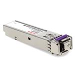 Picture of Aruba Networks® SFP-BX-D-AU Compatible TAA Compliant 1000Base-BX SFP Transceiver (SMF, 1490nmTx/1310nmRx, 10km, DOM, LC)