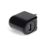 Picture of NEMA 1-15P Male to 1xUSB 2.0 (A) Female Wall Charger For Use With Standard US AC Wall Plugs Black