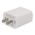Picture of 1-Port NEMA 5-15P Male to USB 3.1 (C) Female Wall Charger For Use With Standard US AC Wall Plugs White