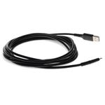 Picture of 1m USB 2.0 (A) Male to Lightning Male Black Cable