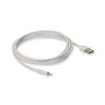 Picture of 2m USB 2.0 (A) Male to Lightning Male White Sync and Charge Cable