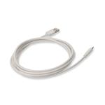 Picture of 3m USB 2.0 (A) Male to Lightning Male White Sync and Charge Cable