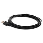 Picture of 0.3m USB 2.0 (A) Male to Micro-USB 2.0 (B) Male Black Cable