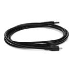 Picture of 15ft USB 2.0 (A) Male to Micro-USB 2.0 (B) Female Black Cable
