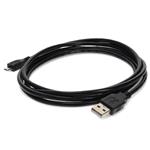 Picture of 2m USB 2.0 (A) Male to Micro-USB 2.0 (B) Male Black Cable