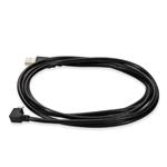 Picture of 1.83m USB 2.0 (A) Male to Micro-USB 2.0 (B) Left-Angle Male Black Cable