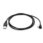 Picture of 2m USB 2.0 (A) Male to Micro-USB 2.0 (B) Right-Angle Male Black Cable