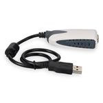 Picture of USB 2.0 (A) Male to VGA Female Black Adapter