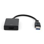 Picture of USB 3.0 (A) Male to HDMI 1.3 Female Black Adapter Including 1ft Cable