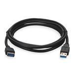 Picture of 2m USB 3.0 (A) Male Male Black Cable