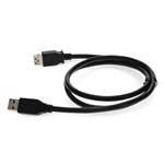 Picture of 6ft USB 3.0 (A) Male to Female Black Cable