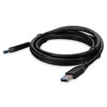 Picture of 22in USB 3.0 (A) Male to Female Black Cable