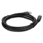 Picture of 10ft USB 3.0 (A) Male to USB 3.0 (B) Male Black Cable