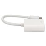 Picture of USB 3.1 (C) Male to DVI-I (29 pin) Female White Adapter