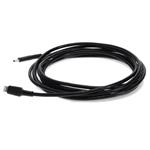 Picture of 1m USB 3.1 (C) Male to Lightning Male Black Sync and Charge Cable