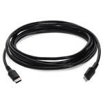 Picture of 3m USB 3.1 (C) Male to Lightning Male Black Sync and Charge Cable