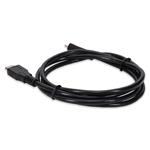 Picture of 1m USB 3.1 (C) Male to Micro-USB 2.0 (B) Male Black Cable