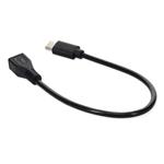 Picture of USB 3.1 (C) Male to Micro-USB 2.0 (B) Female Black Adapter