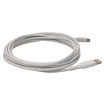 Picture of 2m USB-C Male to USB 2.0 (A) Male White Sync and Charge Cable