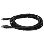 Picture of 10ft USB-C Male to USB 3.0 (A) Male Black Cable