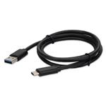 Picture of 2m USB 3.1 (C) Male to USB 3.0 (A) Male Black Cable
