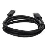 Picture of 2m USB 3.1 (C) Male to USB 3.0 (A) Male Black Cable
