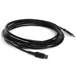 Picture of 3m USB 2.0 (C) Male to Male Black Sync and Charge Cable