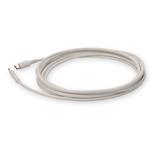 Picture of 3m USB 2.0 (C) Male to Male White Sync and Charge Cable