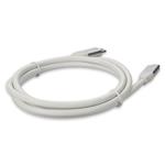 Picture of 1m USB 3.1 (C) Male to Male White Cable
