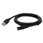 Picture of 15ft USB 2.0 (A) Male to Female Black Cable