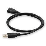 Picture of 0.91m USB 2.0 (A) Male Female Black Cable