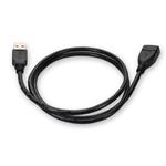 Picture of 0.91m USB 2.0 (A) Male Female Black Cable