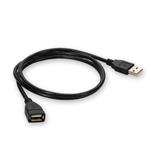 Picture of 1.52m USB 2.0 (A) Male Female Black Cable