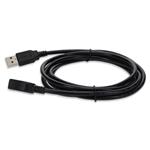 Picture of 6ft USB 2.0 (A) Male to Female Black Cable