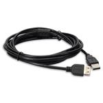 Picture of 6in USB 2.0 (A) Male to Female Black Cable