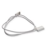 Picture of 2m USB 2.0 (A) Male to USB 2.0 (B) Male White Cable