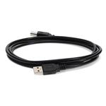 Picture of 6ft USB 2.0 (A) Male to USB 2.0 (B) Male Black Cable