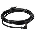 Picture of 1.83m USB 2.0 (A) Male to USB 2.0 (B) Right-Angle Male Black Cable