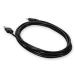 Picture of 0.5m USB 2.0 (A) Male to USB 2.0 (C) Male Black Cable