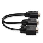 Picture of 5PK VGA Male to 2xVGA Female Black Adapters Max Resolution Up to 1920x1200 (WUXGA)